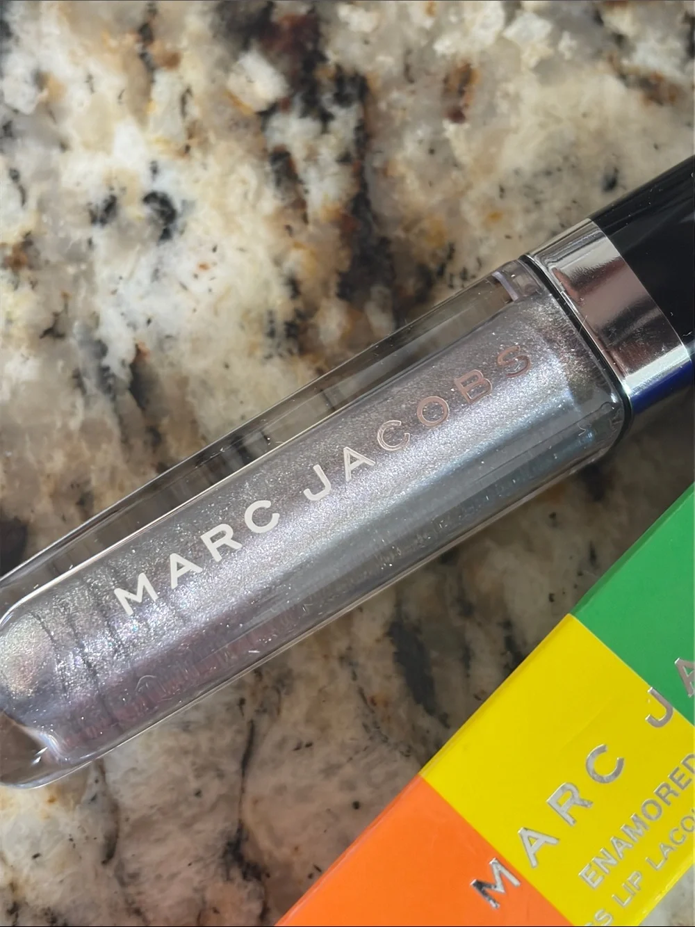 ⚡️❄️Marc Jacob’s Silver Surf Enamored Dazzling Lip Gloss